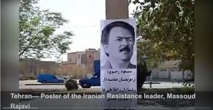 October 18, 2021 - Tehran— Poster of the Iranian Resistance leader, Massoud Rajavi