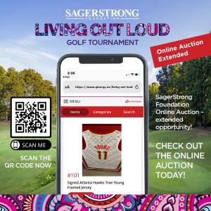 SagerStrong Foundation, Golf Tournament, Online Auction, Extended