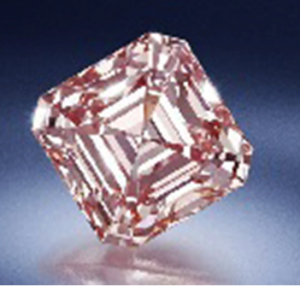 The 5.03-carat, fancy-pink VS1