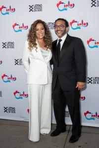 Co-host of ABC's The View Sunny Hostin with husband Emmanuel Hostin