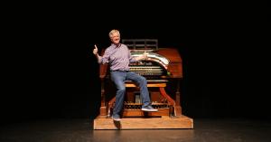 Rick Steves Plays Historic Pipe Organ at 1927 Theatre in Bellingham, WA, giving the experience two thumbs up!