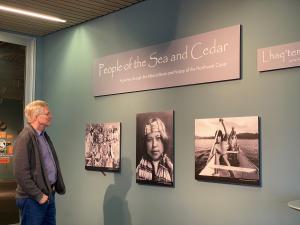 Rick Steves Enjoys Sea to Cedar Exhibit at Whatcom Museum in Bellingham, WA