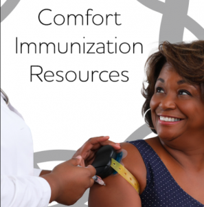 Image of Front Sheet of Pain Care Labs' Comfort Immunization Resources