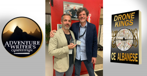 Grandmaster CE Albanese and Dirk Cussler at the Adventure Writers Competition