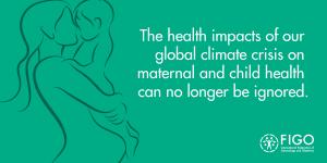 Image stating that the health impacts of climate change cannot be ignored.