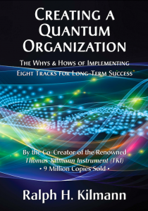 Book Jacket Cover for Creating a Quantum Organization