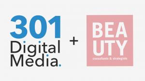 301 Digital Media + Beauty CS Group logos