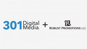 301 Digital Media + Robust Promotions logos