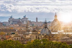 Rome City View from Anantara Palazzo Naiadi Rome Hotel