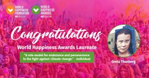Greta Thunberg World Happiness Awards
