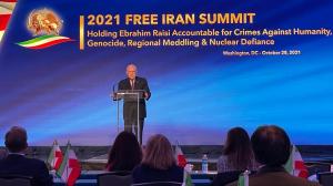 October 28, 2021 - Hon. Michael Mukasey (81st Attorney General of the United States) spoke at Free Iran Summit:   Raisi was a member of "death committee" and his job was to select who goes to death squad.