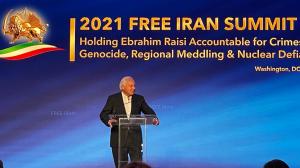 General James ConwayHon. Robert G. Torricelli (Former Democratic Senator from New Jersey) at Free Iran Summit: Iran’s span of terrorism is not getting any better. Lets accept the reality. This regime must go by all means.