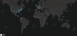 Interactive map of 500 global sustainability thought leaders