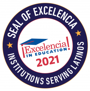 Excelencia in Education's 2021 Seal of Excelencia logo.