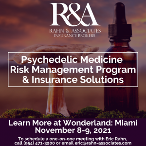 Learn about Risk Management Solutions for Psychedelic Medicinal Businesses, visit https://www.rahn-associates.com/psychedelic-medicine