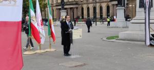 November 1- Anglo-Iranians & NCRI supporters hold a rally simultaneous with the #COP26 summit in Glasgow calling on world leaders at the climate change conference to end impunity in #Iran & refer Raisi to ICC for prosecution for for crimes against humanit