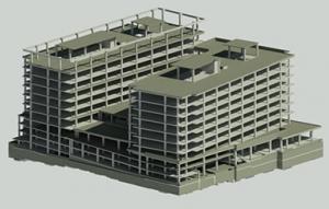 Structural BIM Model at LOD 350