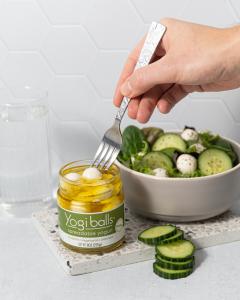 YogiBalls as Salad Garnish