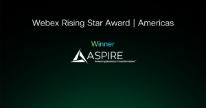 Aspire Technology Partners Earns Americas Webex Rising Star Award