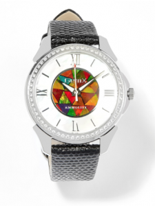 GEMXX Mosaic Ammolite & Sapphire Watch