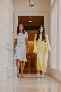 Christa Brown-Sanford and Jenna Owens Walking - Main Photo