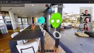 SuperViz + Matterport immersive meetings.