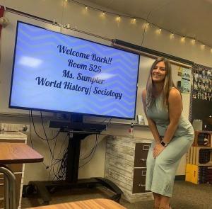 Teacher Brittany Sumpter