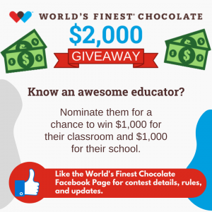 World's Finest Chocolate $2,000 Giveaway