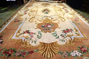 Beautiful palace-size Aubusson rug, 14 feet by 30 feet (estimate: $10,000-$20,000).