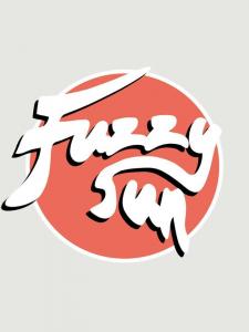 Fuzzy Sun's LOGO featured on their t-shirts and website