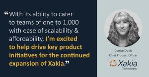 Denise Doyle Named Chief Product Officer; Xakia Technologies Bolsters its Female-Strong Executive Team