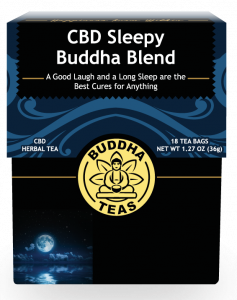 NEW Buddha Teas CBD Sleepy Buddha Blend supports healthy sleep