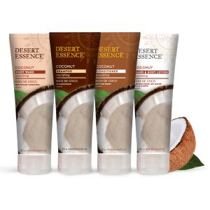 Desert Essence's Coconut travel sizes are ideal stocking stuffers and  holiday gifts