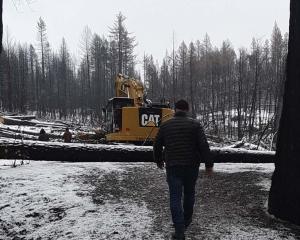 Bald Rock wildfire site, Ca.