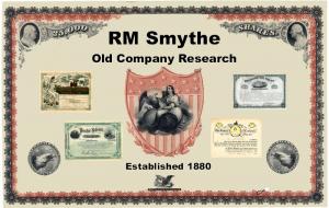 RM Smythe Soince 1880