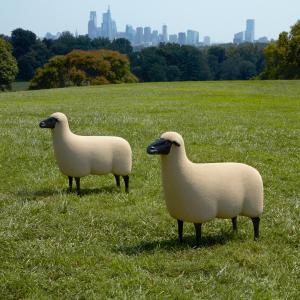 François-Xavier Lalanne (French, 1927-2008) Two Moutons de Pierre