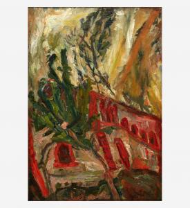 Chaïm Soutine (French/Russian, 1893-1943) Le Viaduc Rouge Près de Vence