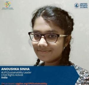 UPG Sustainability Leader - Anoushka Sinha