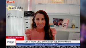 Lisa Collum, Well Known Leading Writing and Curriculum Expert, and CEO and Author of Top Score Writing Zoom Interviewed