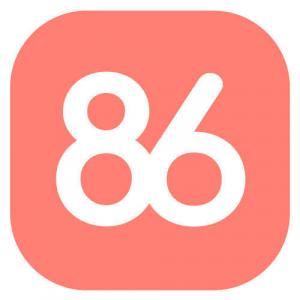 The logo of base86, the company that launched Supplies.