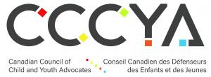 this is the logo for the Canadian Council of Child and Youth Advocates-Conseil Canadien des Defenseurs des Enfants et des Jeunes