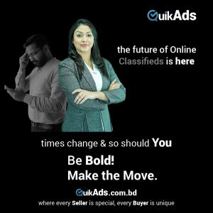 Times change & so should you. Change to QuikAds, Be Bold, Make the Move