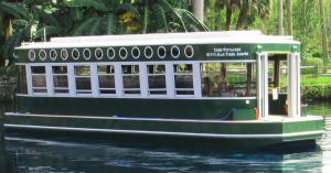 Wheelchair accessible glass bottom boat