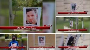 11/22/2021 -Mashhad— “Honor the memory of fellow compatriots killed [by the Iranian regime]”“Marking the memory of 1,500 martyrs of the Nov. 2019 uprisng"“Iranian youth, join the Resistance Units”“Rise to overthrow the regime”