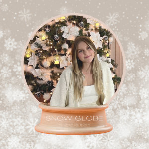 Audrey de Boer Snow Globe Single Cover - Holiday Themed Song