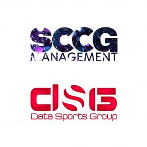SCCG Management and Data Sports Group Logos