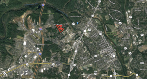 15.77 +/- acres of commercial (CT) zoned land on a main thoroughfare in Fredericksburg, VA •	6 parcels selling in their entirety •	Fall Hill Ave. frontage of 515' +/- & 415' +/-
