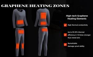 Venustas heated thermal underwear for Women