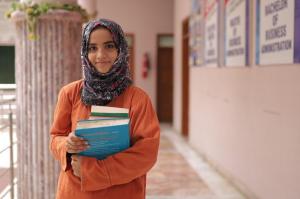 Noor Sahar Khan, a graduate of TCF's Zuleika Bai Mukaty Campus in Karachi, has been accepted to Erciyes University in Turkey on a full scholarship.