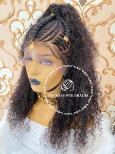 Braided Human Hair Wig